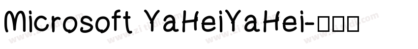 Microsoft YaHeiYaHei字体转换